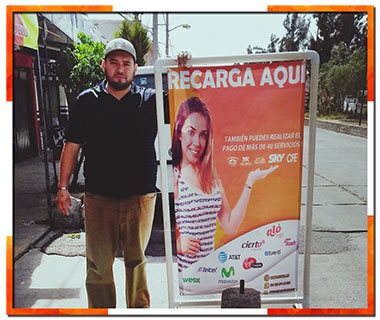 Vende recargas en casa