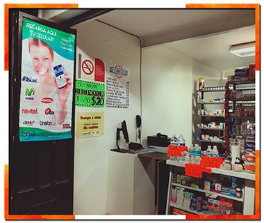 Vender recargas desde farmacia